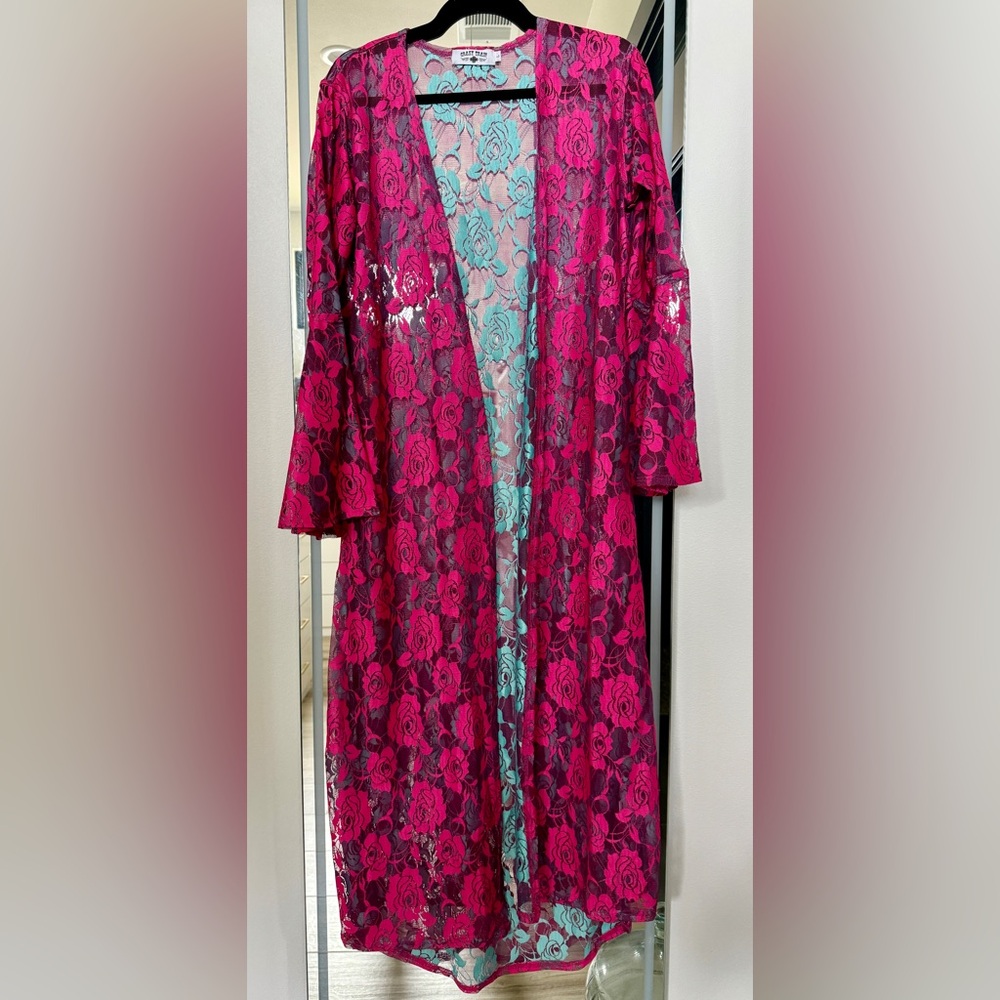 Crazy Train Taylor Dee Lace Duster Size L